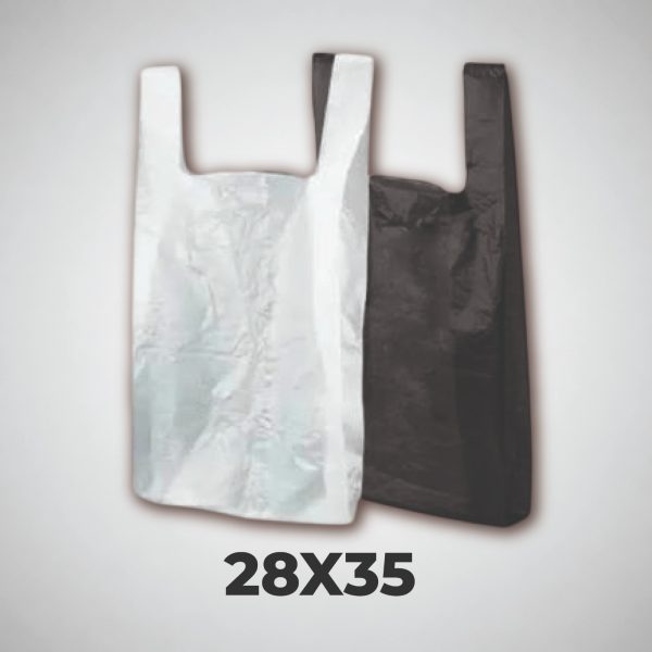 Pack 100 Bolsas Camiseta 28x35 cmt
