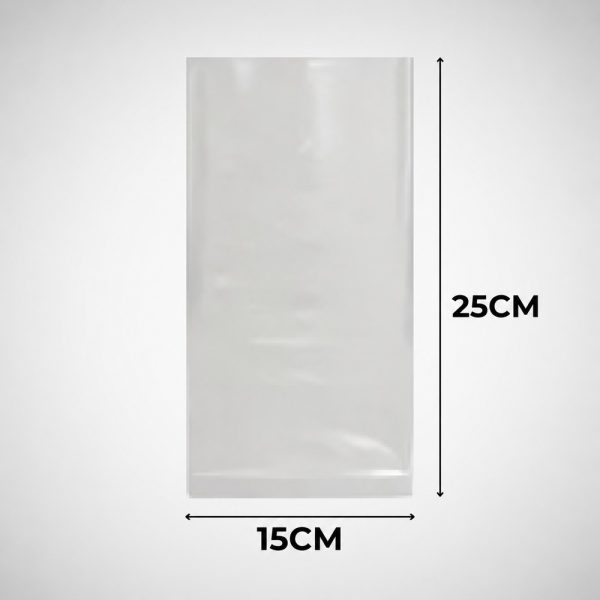 Pack 100 Bolsas Gruesa Transp 15x25x0,007 cmt